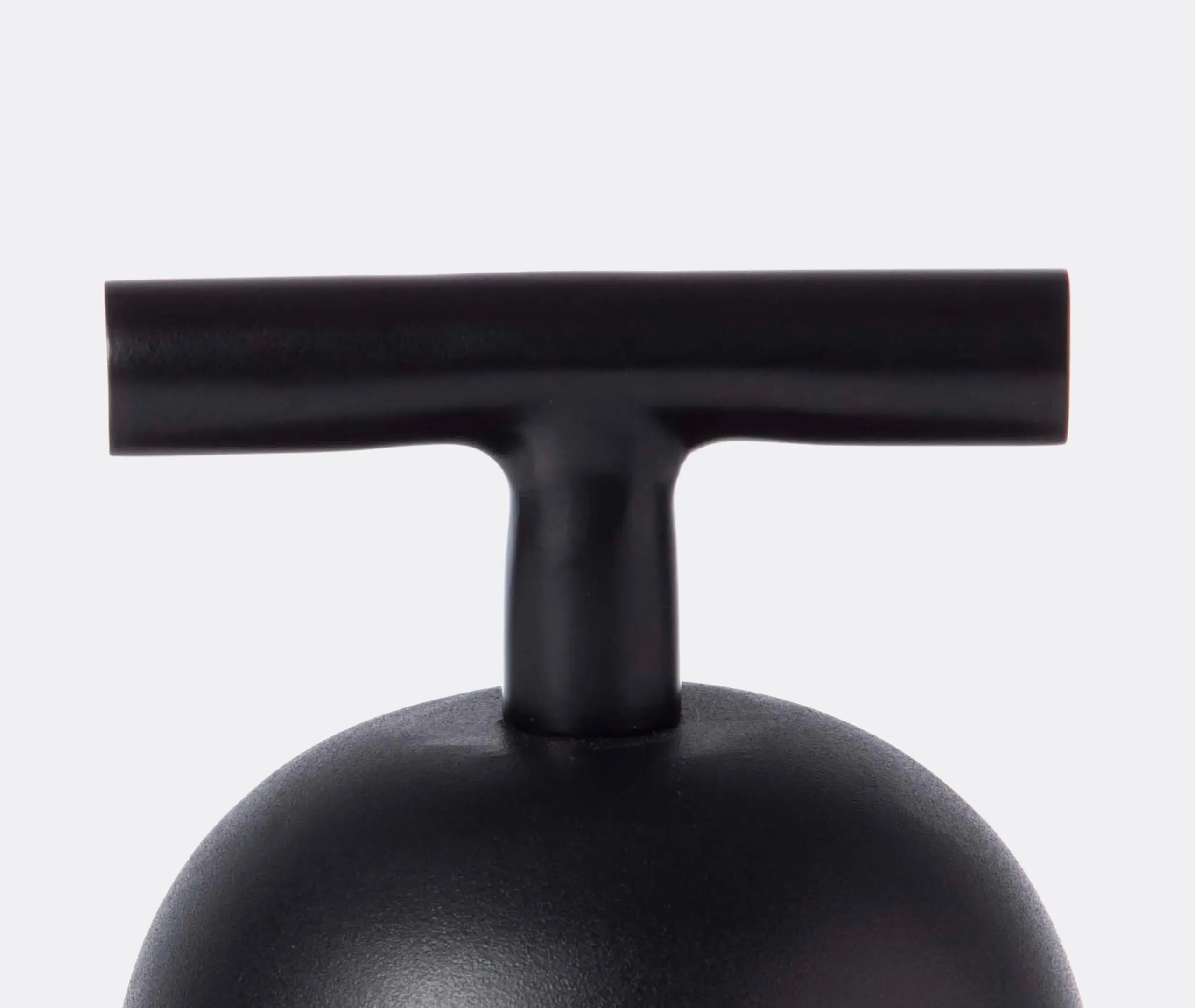 Small Paperweight with Handle - Black, Cast Aluminium