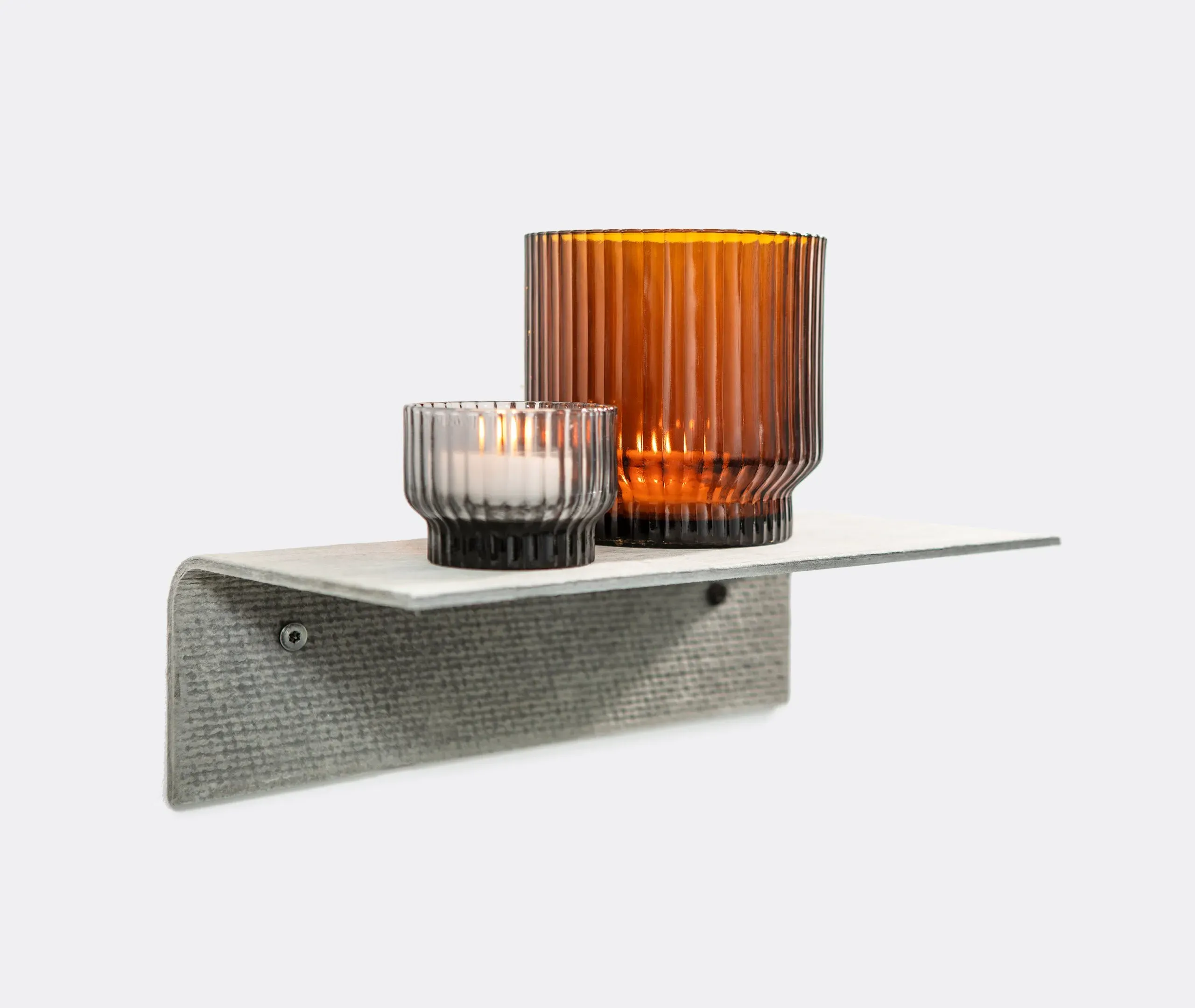 Small Scented Candle Morning Glow - Dark Grey