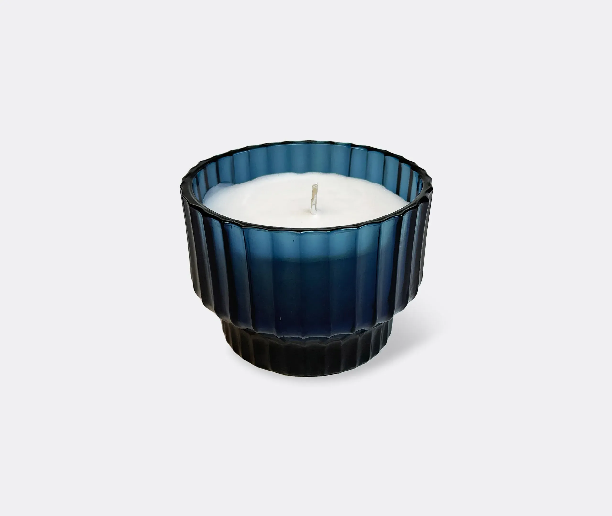 Small Scented Candle Ocean Bliss - Blue, Glass image