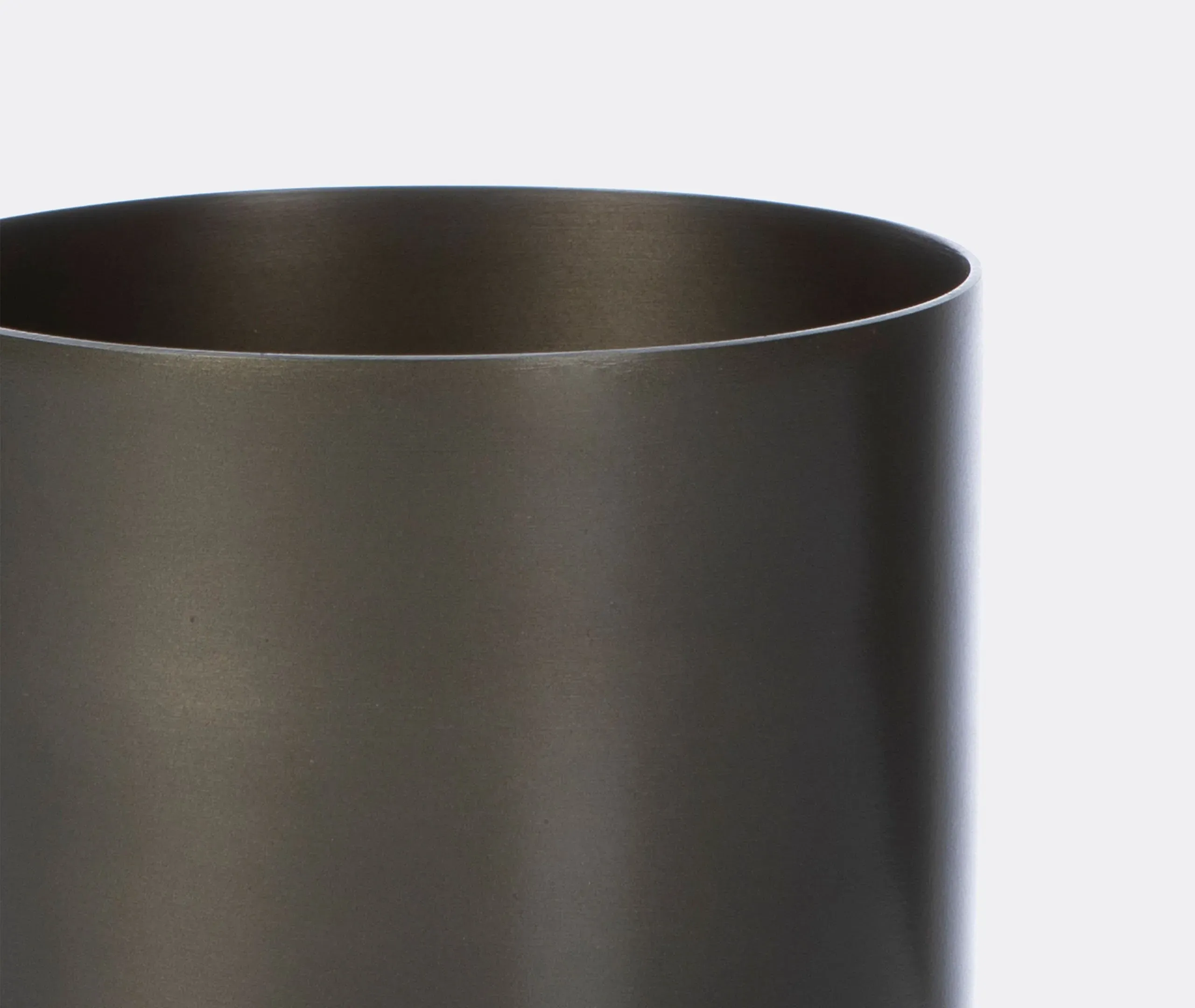 Small Storage Vessel - Matt Black, Aluminium