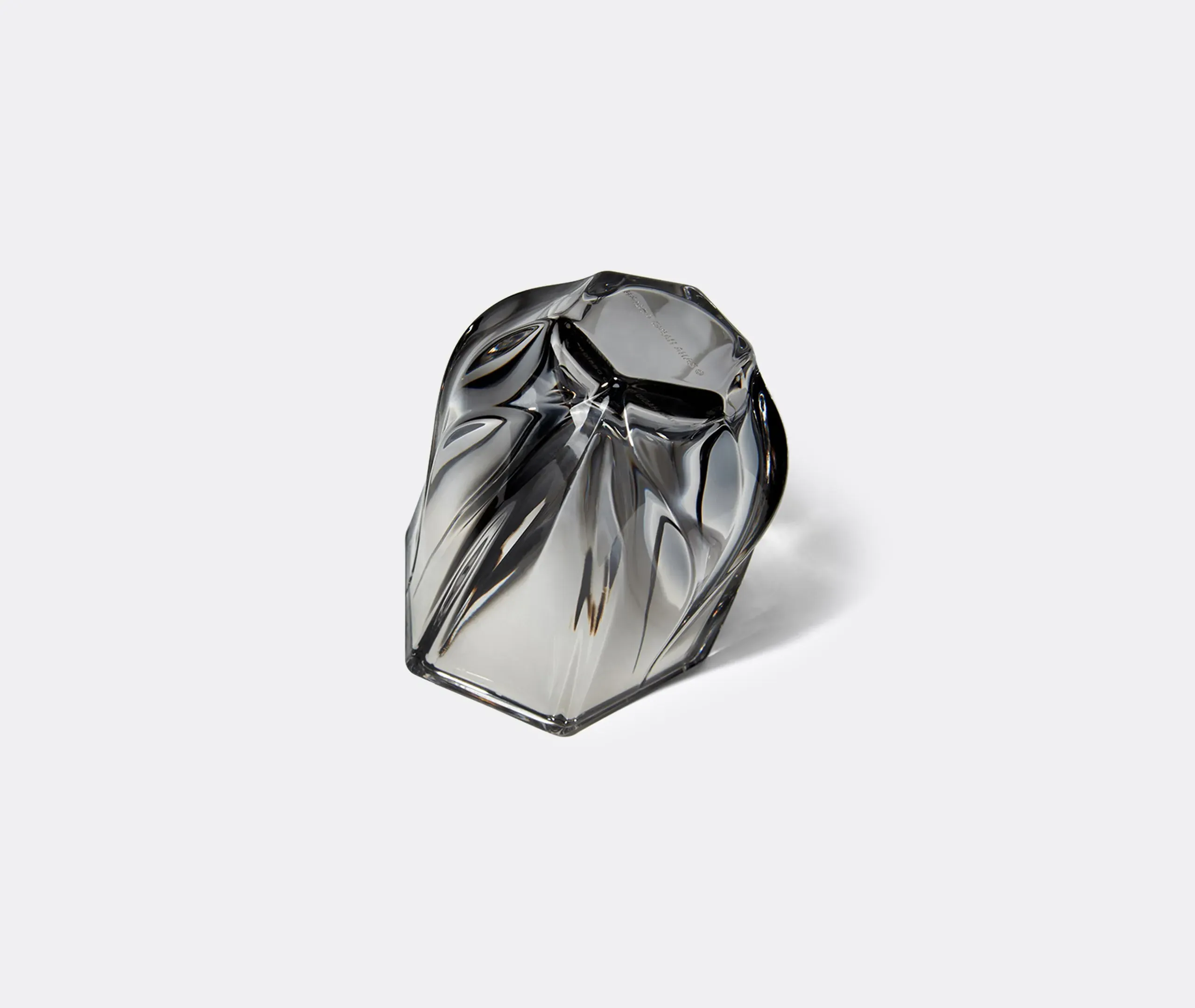Faceted Tealight Holder - Silver, Glass