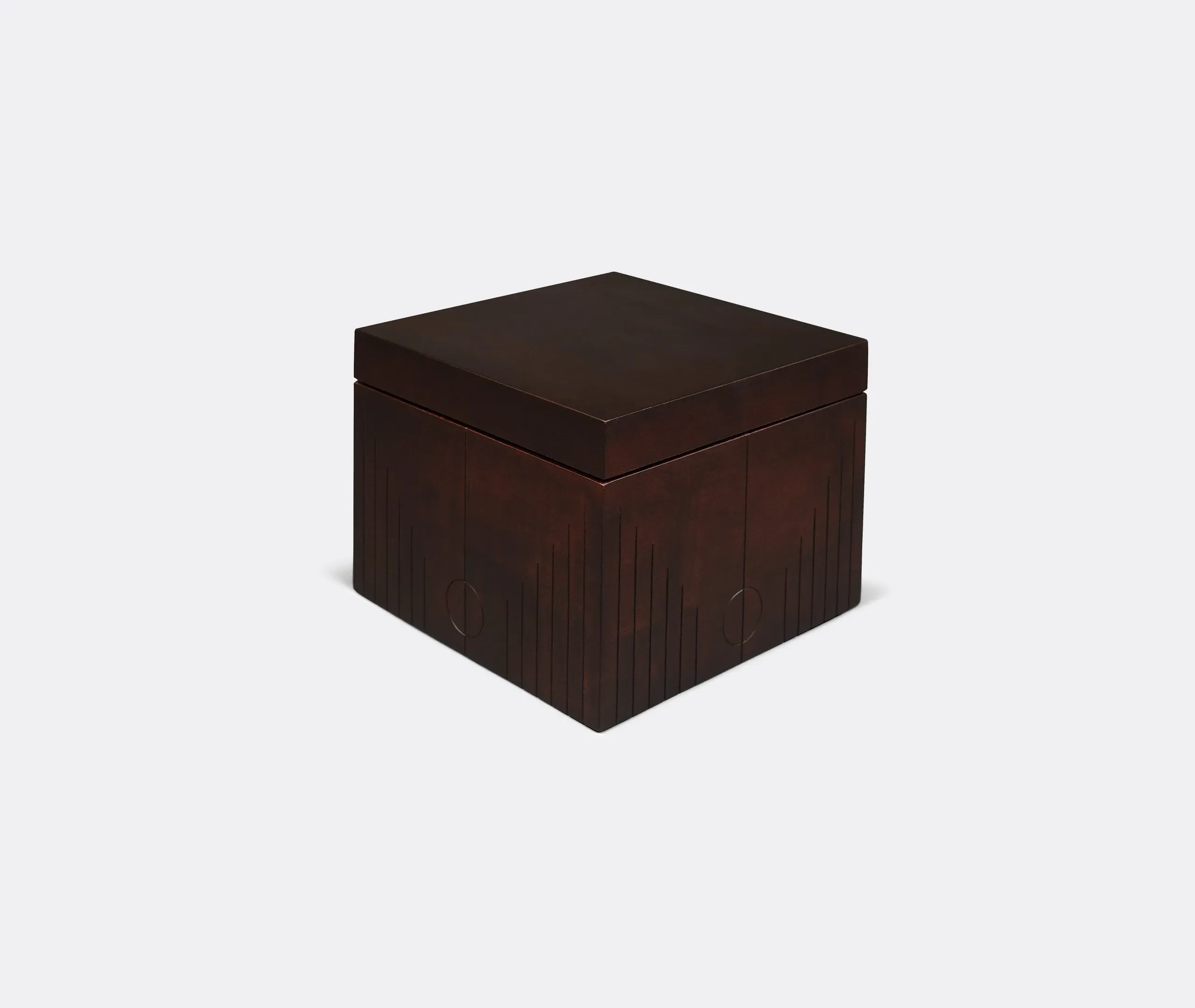 Branco Small Storage Box - Brown, Maple