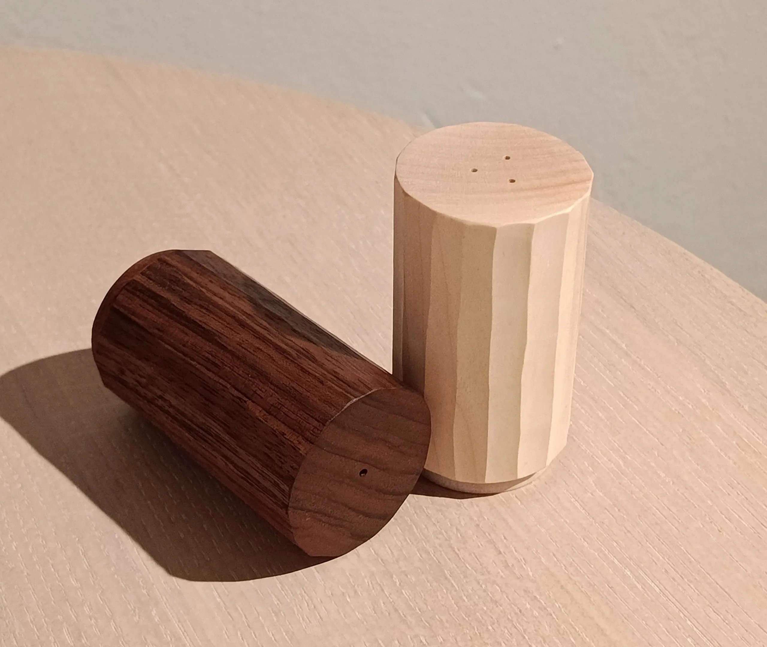 Grana Salt And Pepper Shaker Set - Multicolor, Walnut
