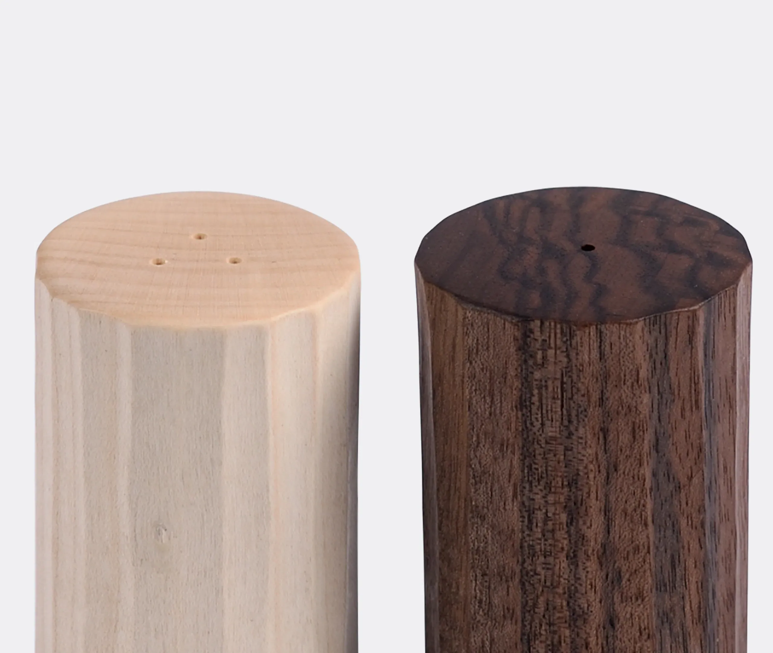 Grana Salt and Pepper Shaker Set - Walnut, Maple alternate view