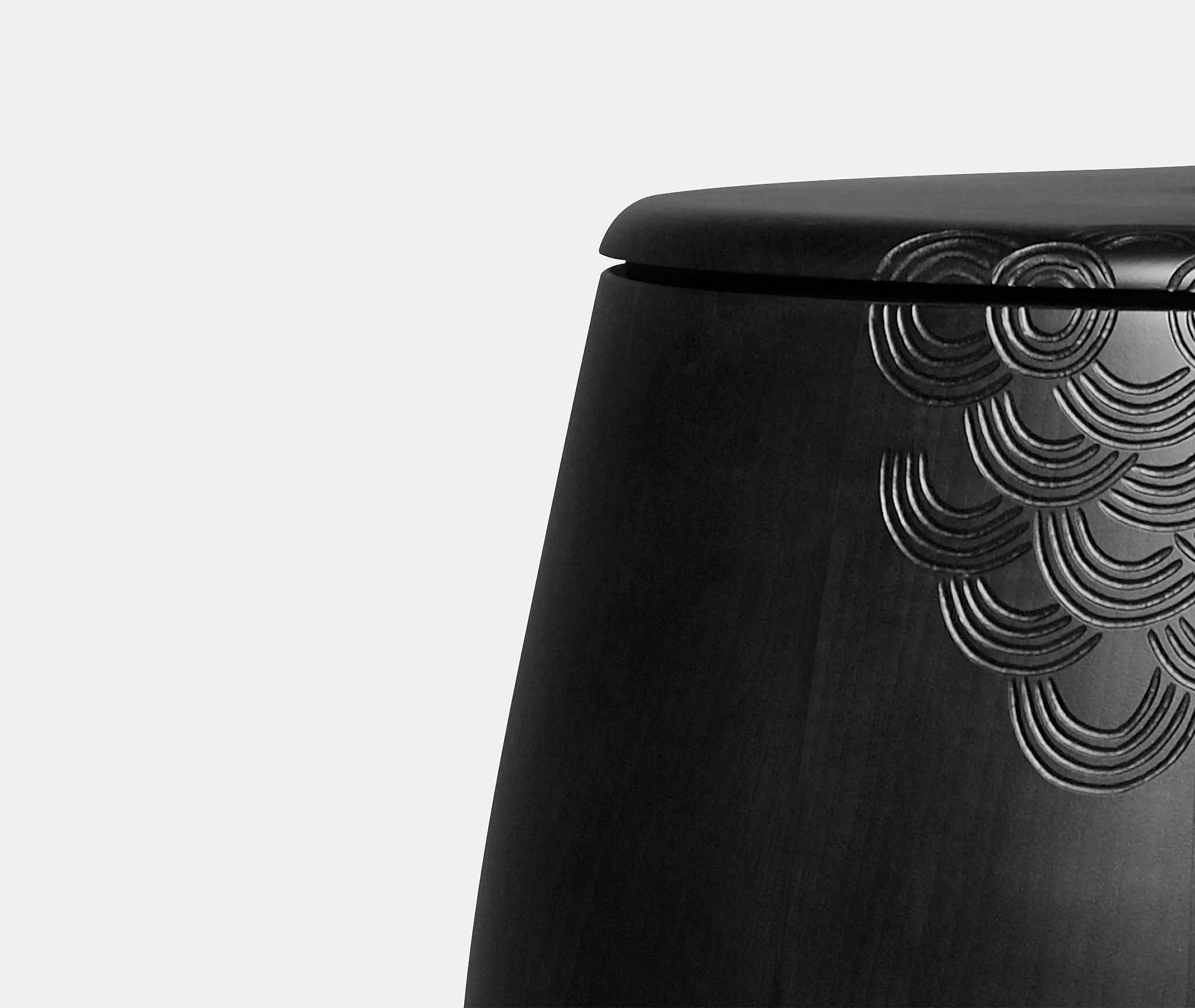 Hide & Seek Medium Container Coffee Table - Black, Maple