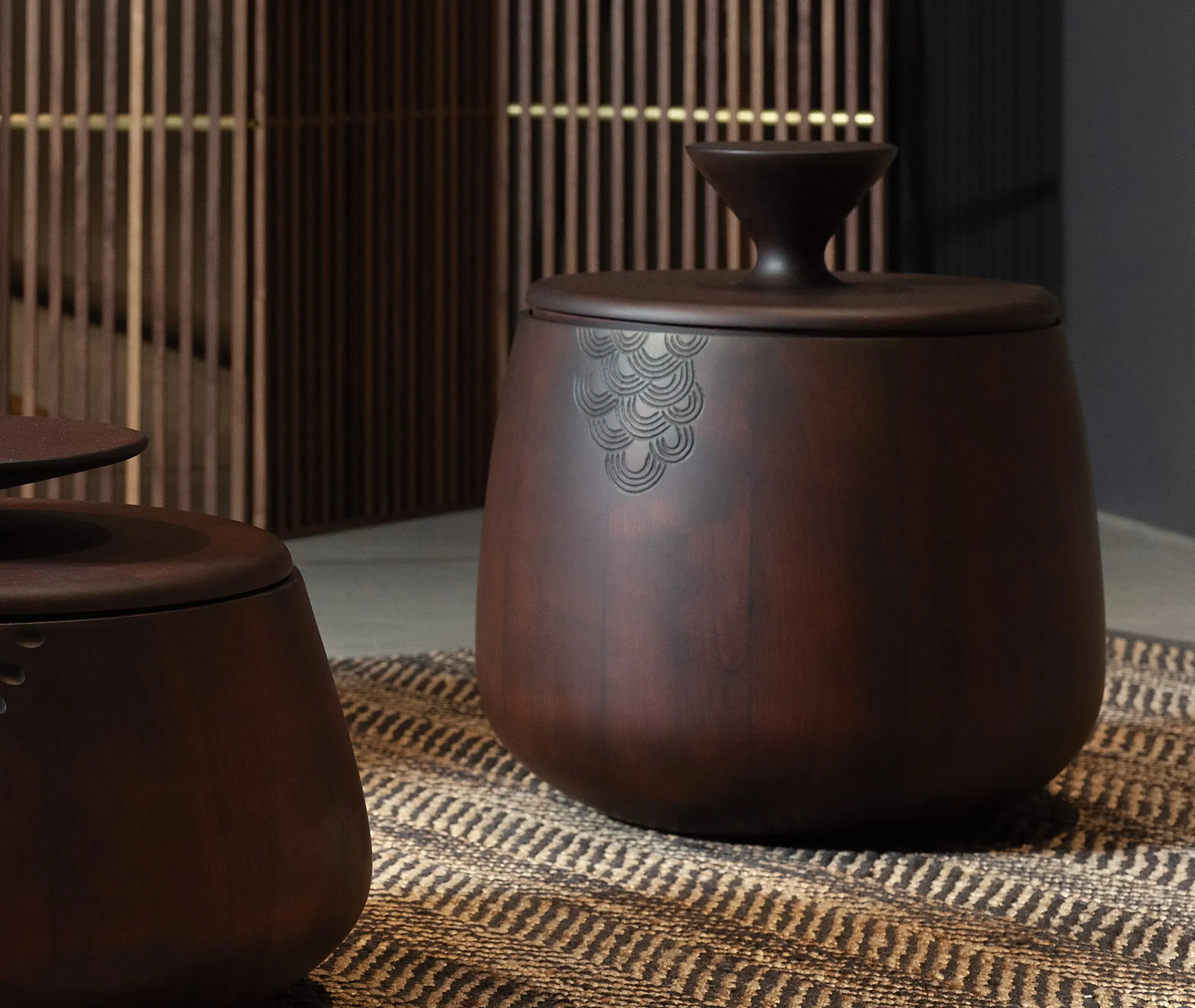 Hide & Seek Medium Container Coffee Table - Brown, Maple