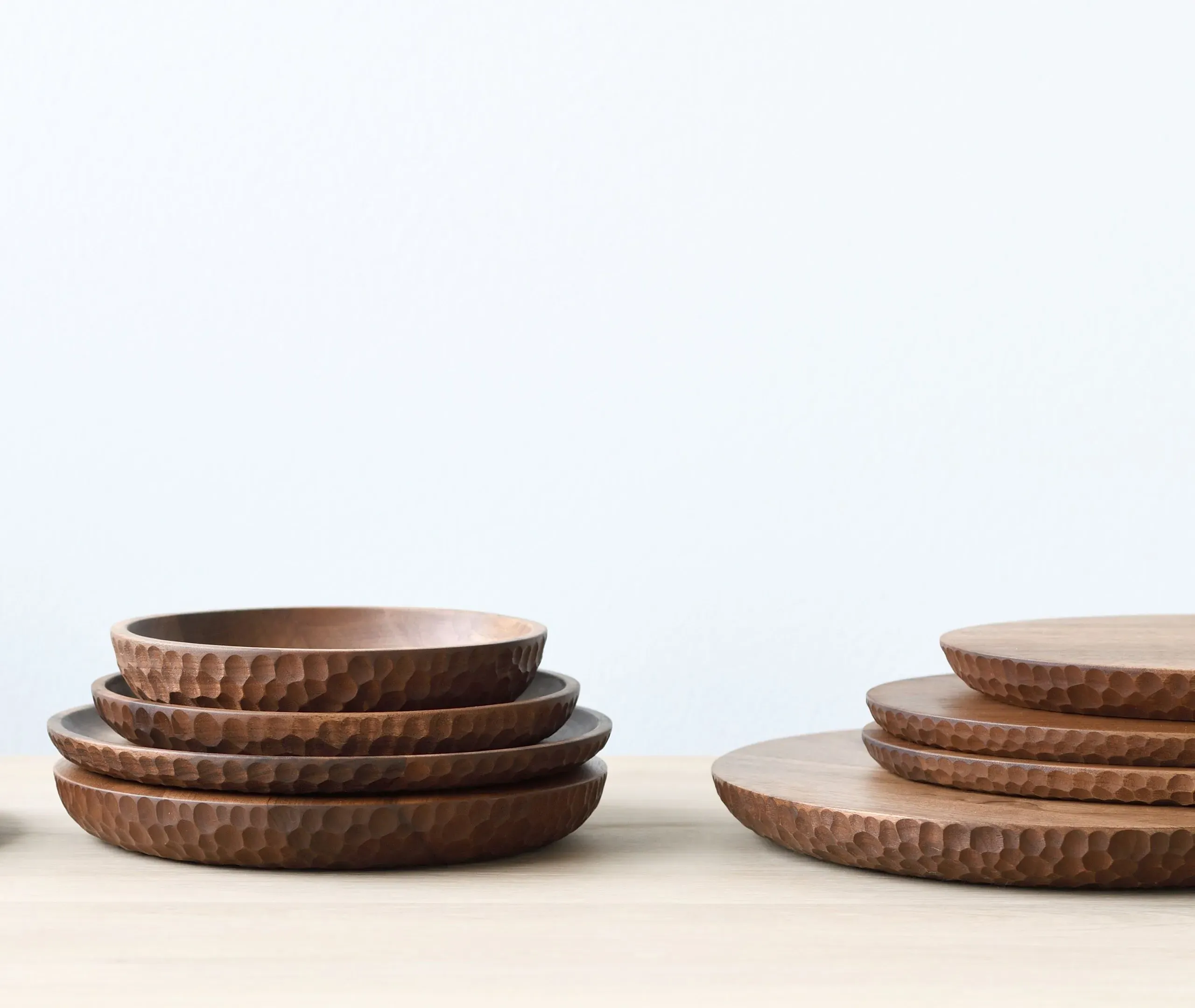 Large Serving Bowl - Walnut Oil, Wood