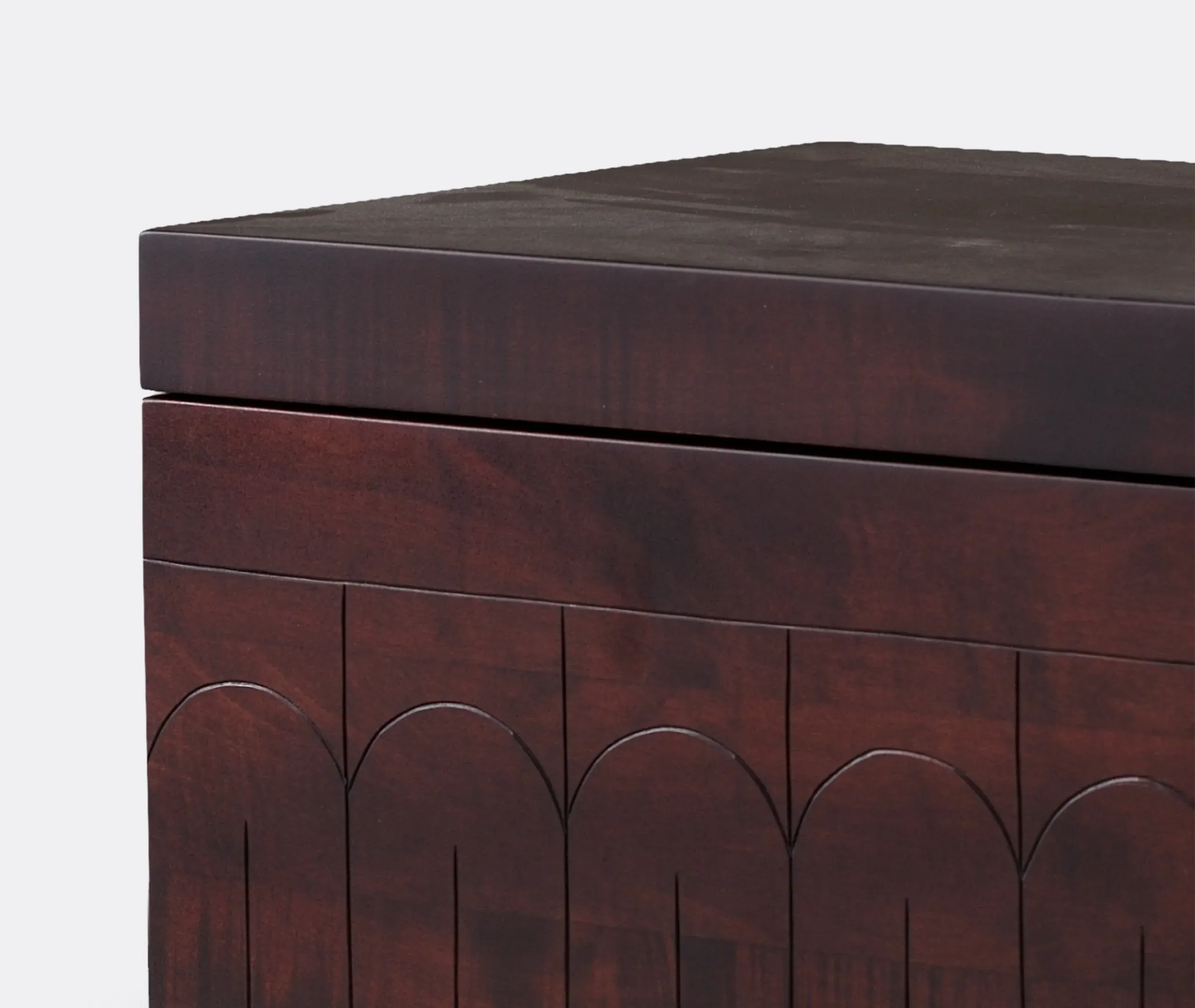 Large Storage Box - Brown, Solid Maple Wood