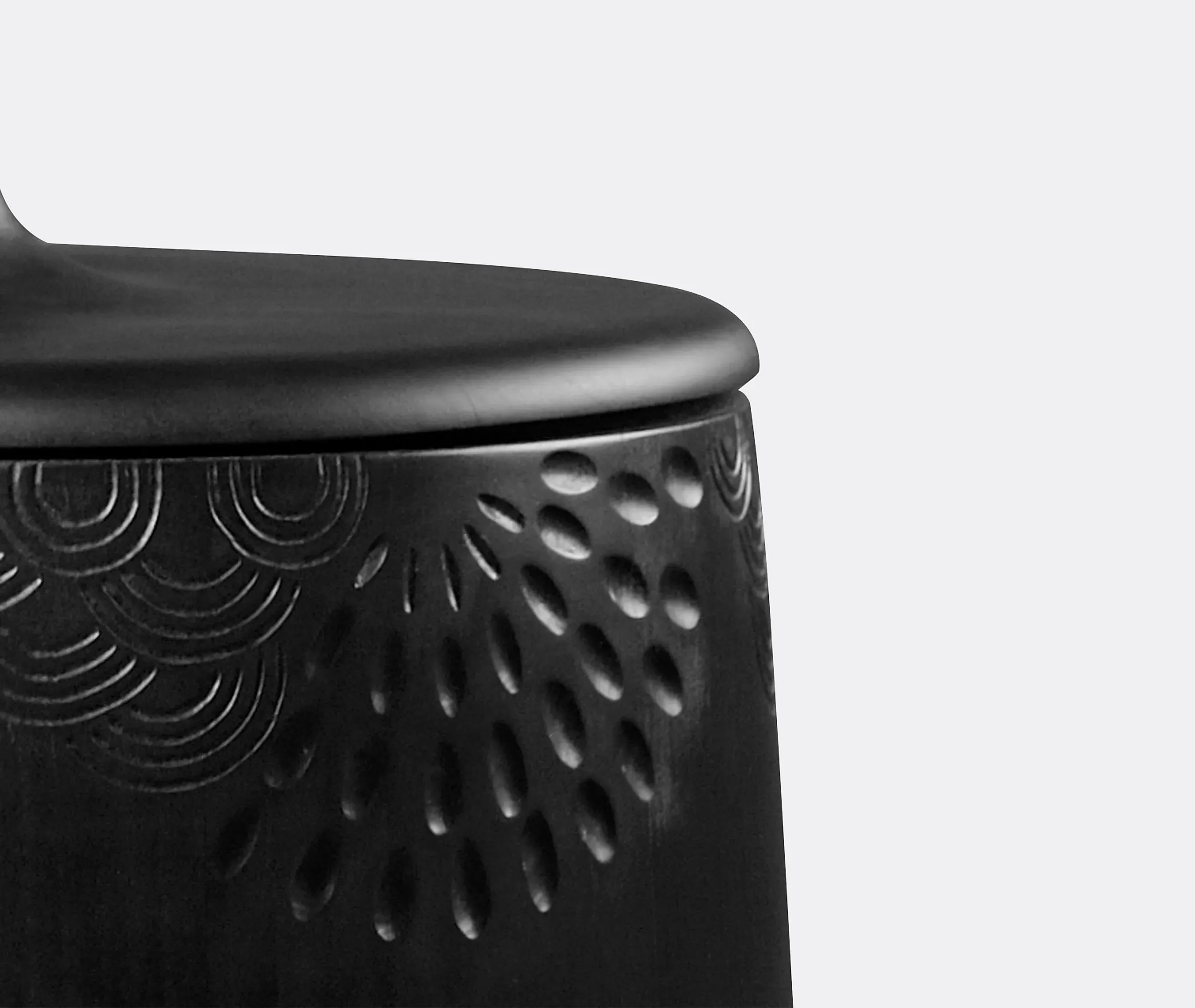 Large Storage Coffee Table - Black, Maple Wood