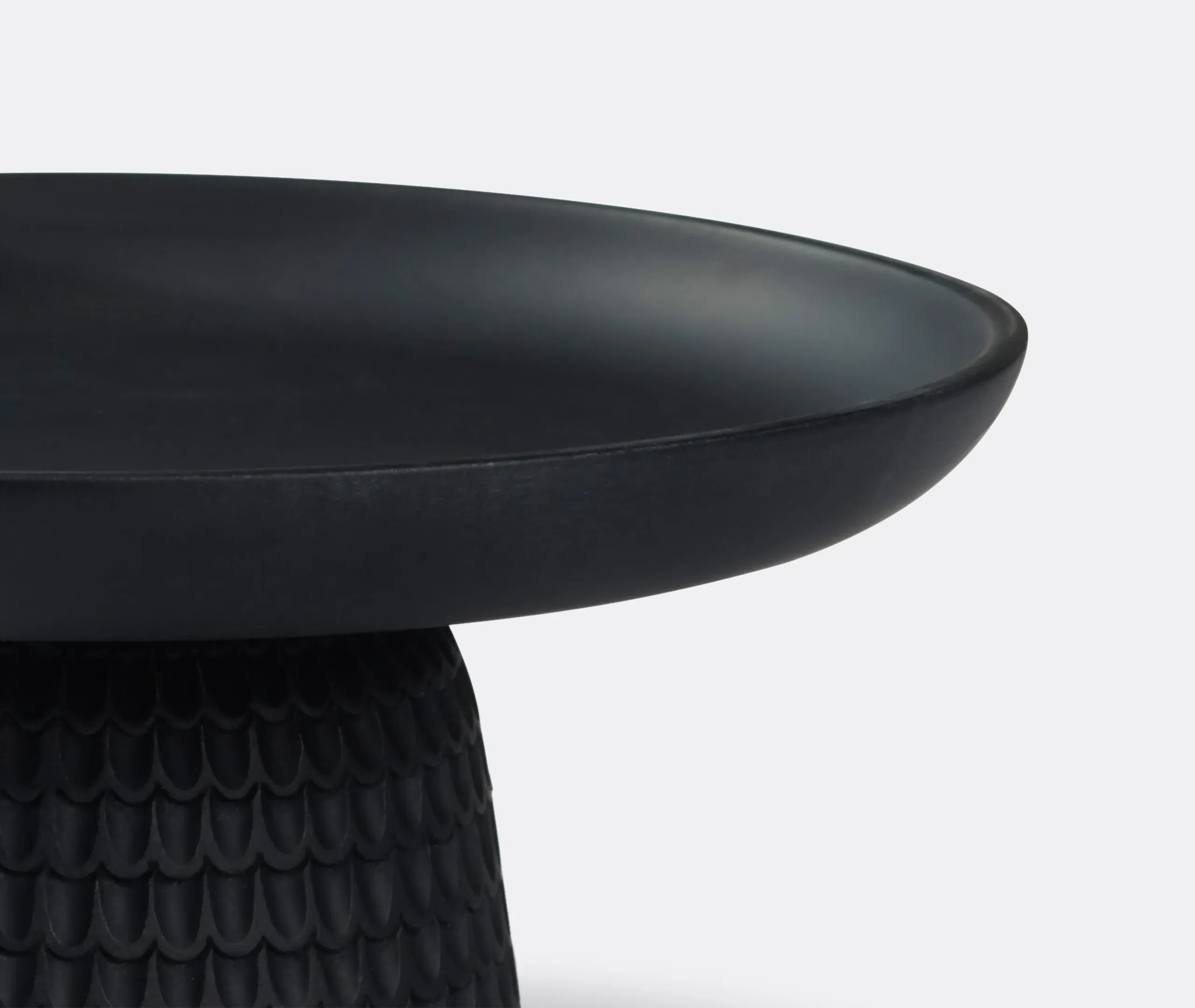 Medium Serving Bowl - Black, Maple Wood