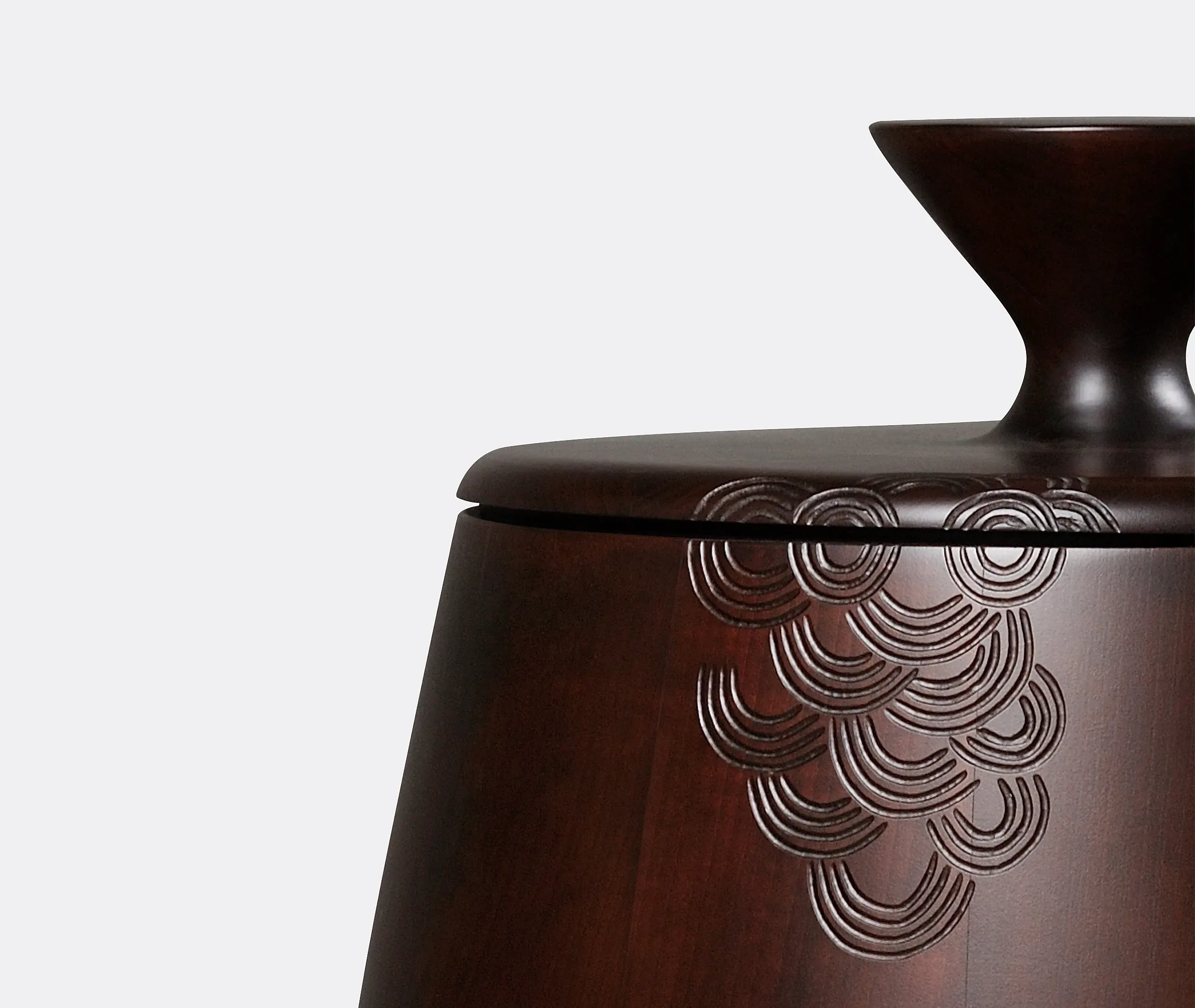 Medium Storage Coffee Table - Wenge, Maple Wood