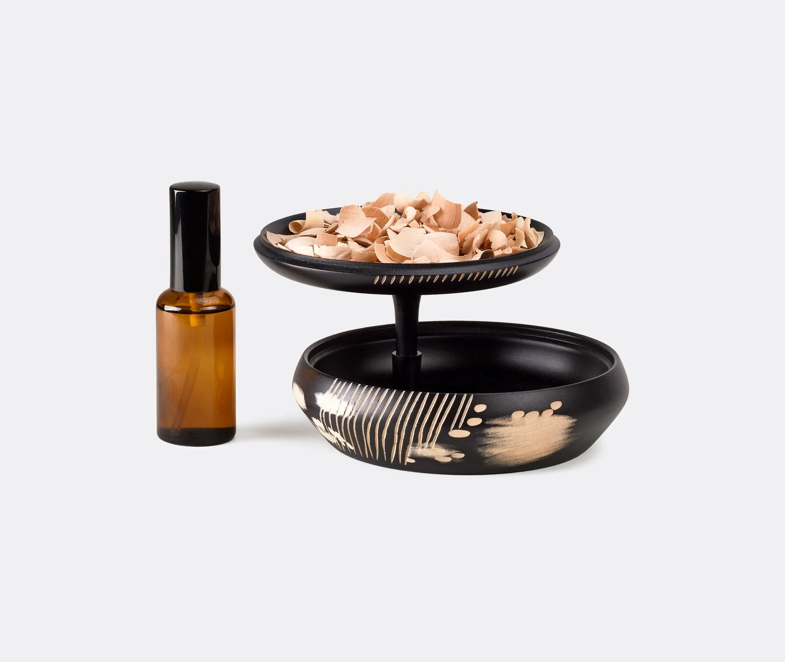 Scentainer Fragrance Box - Black, Wood
