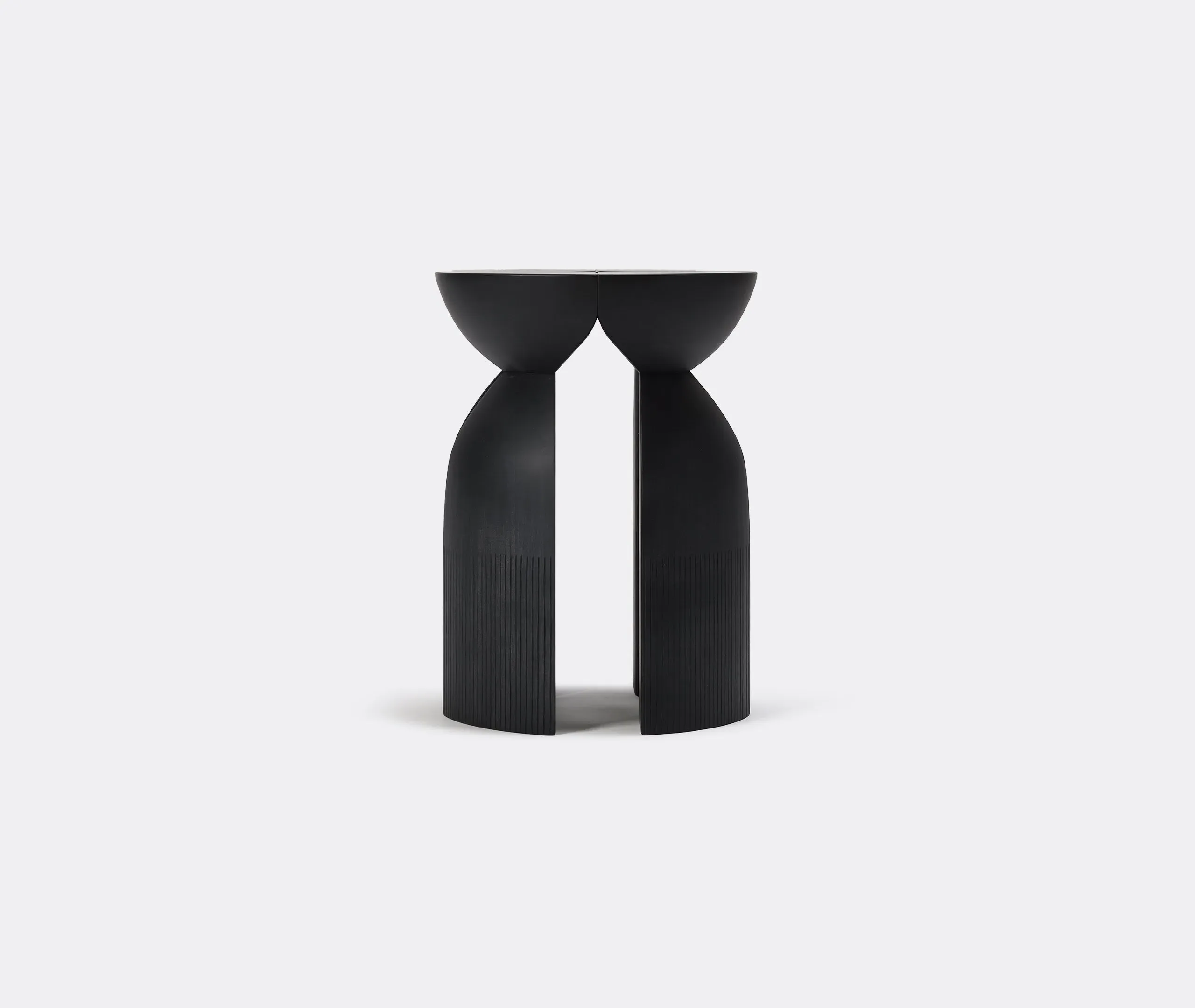 Unity Stool - Black, Maple Wood