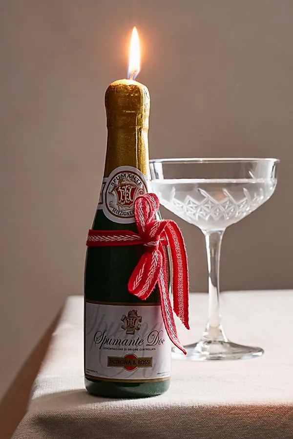 Mini Champagne Bottle Candle - Paraffin Wax product
