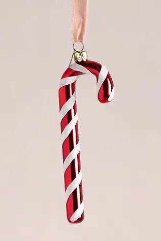 Candy Cane Ornament - Red, White by Free People, image 2