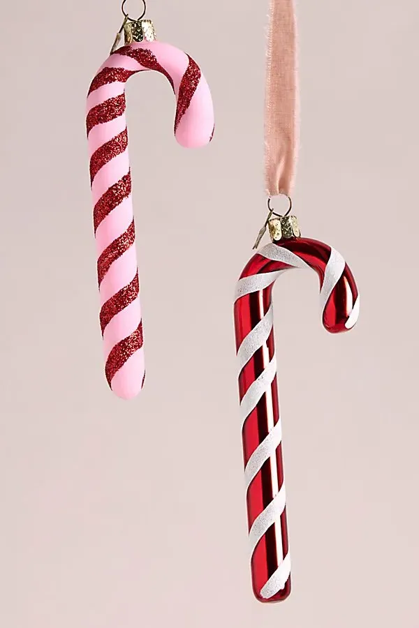 Candy Cane Ornament - Red, White by Free People
