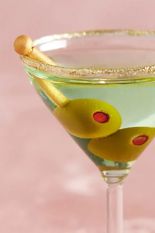 Dirty Martini Glass Ornament - Olive by Free People, image 2