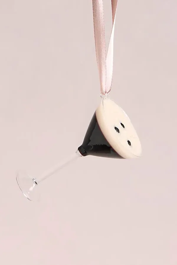 Espresso Martini Christmas Tree Ornament - Brown by Free People