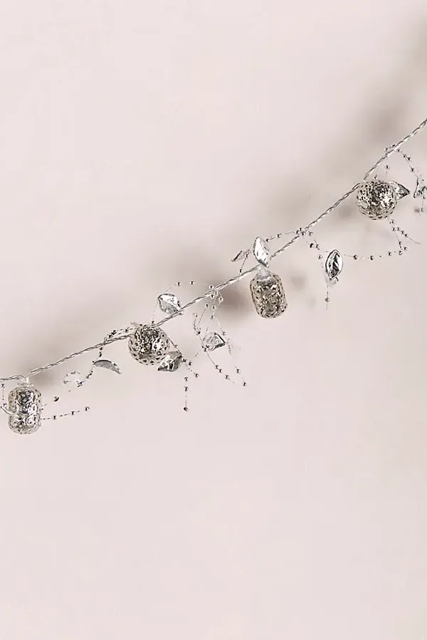Orientale Lantern String Lights - Silver, Metal product