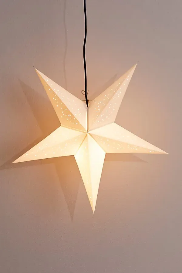 Starlightz Star Shape Lantern - Airy White, Paper product