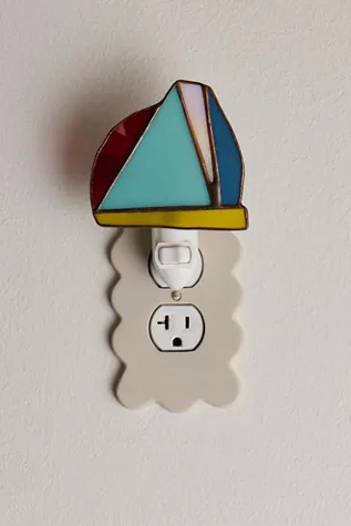 Stained Glass Night Light - Handmade alternate view