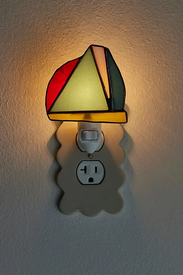 Stained Glass Night Light - Handmade product