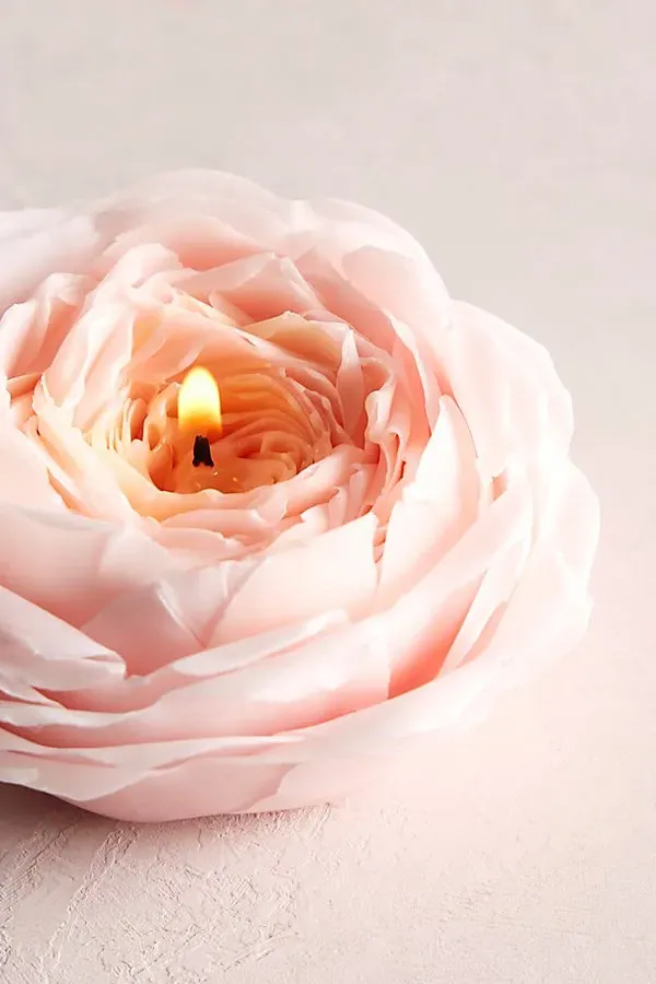 Romantic Antique Beeswax Candle - Blush alternate view