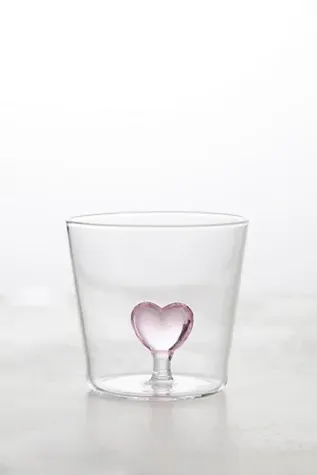 Heart Icon Tumbler - Pink, Crystal alternate view