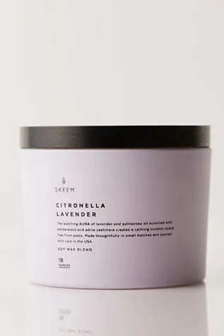 Skeem Aura Triple Wick Candle - Citronella Lavender alternate view