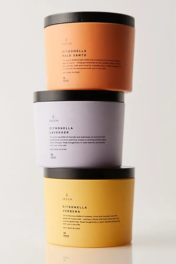 Skeem Aura Triple Wick Candle - Citronella Lavender product