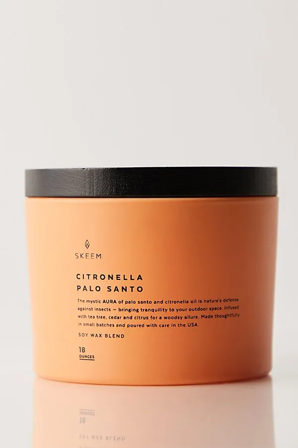 Skeem Aura Triple Wick Candle - Citronella Palo Santo product