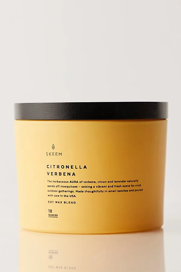 Skeem Aura Triple Wick Candle - Citronella Verbena product