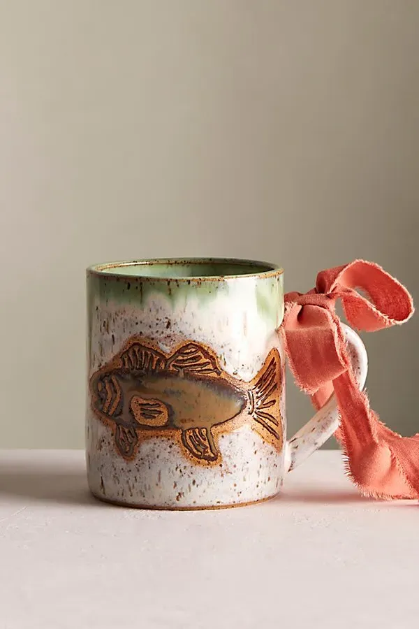 Tori King Fish Mug - Speckled Stoneware product