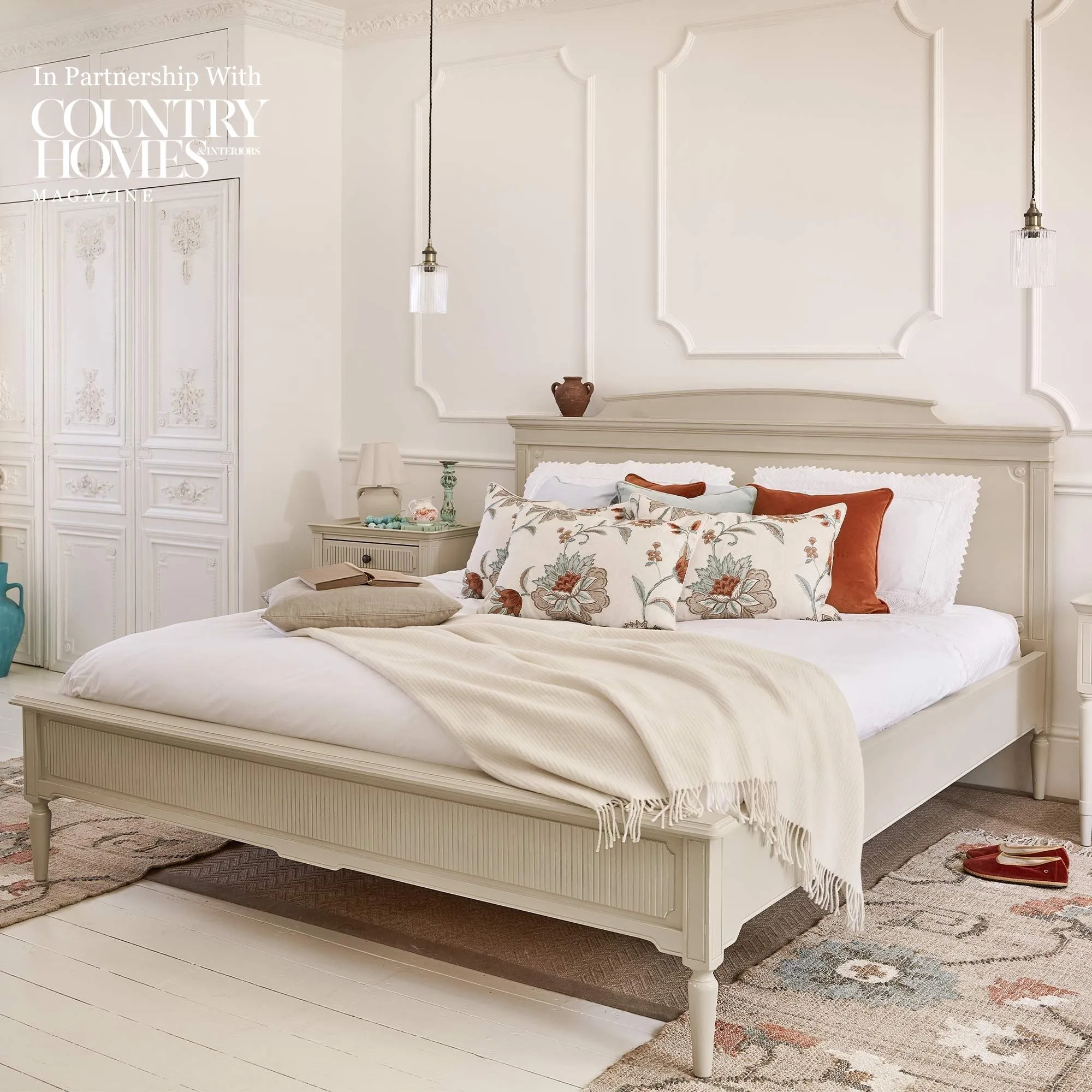 Avenue d'Amour Double Bed Frame - Oatmeal product