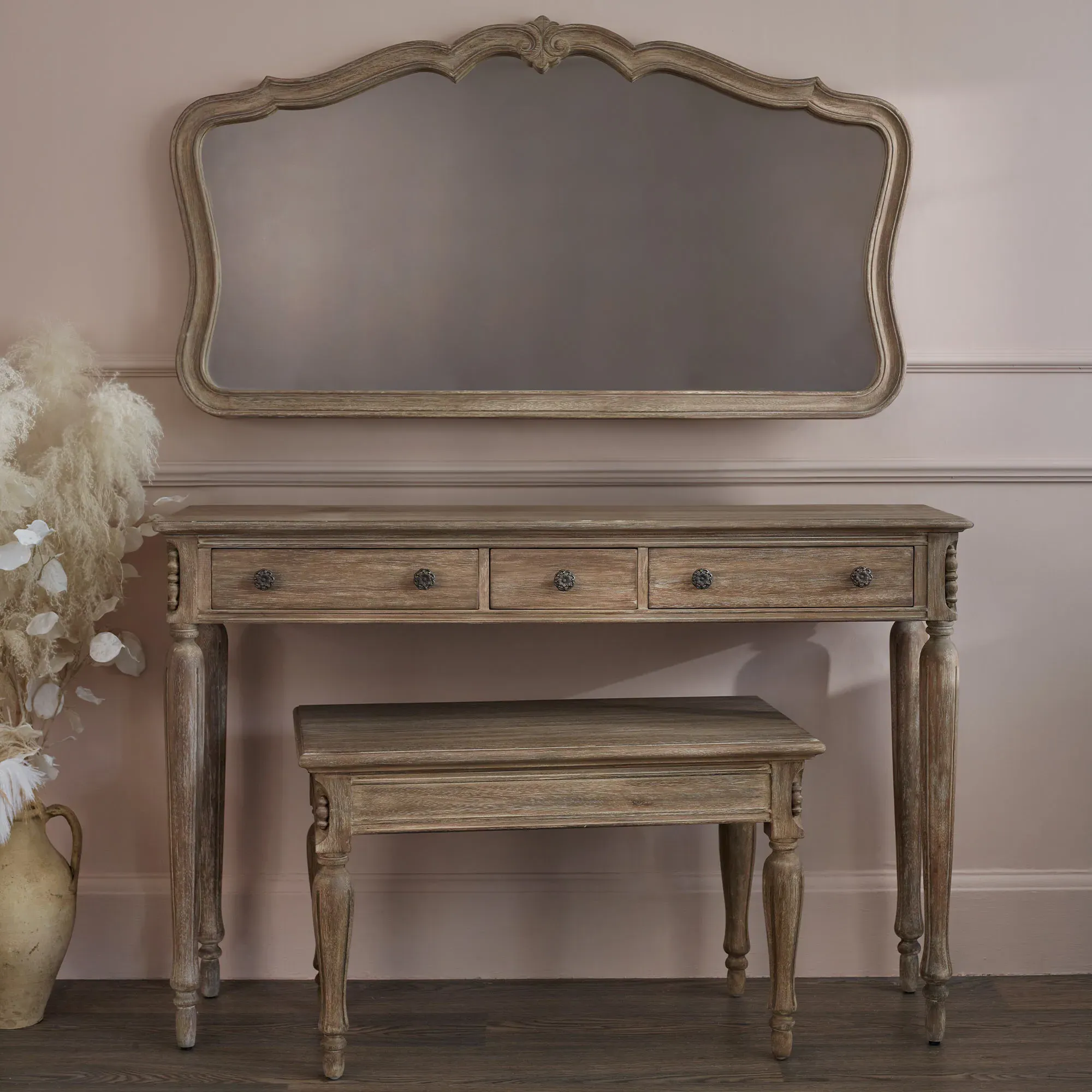Clair de Lune Console Table - Solid Bayur Wood product