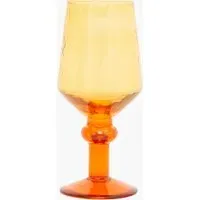 Ambra Recycled Wine Glass - Orange