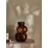 Bobble Vase - Brown