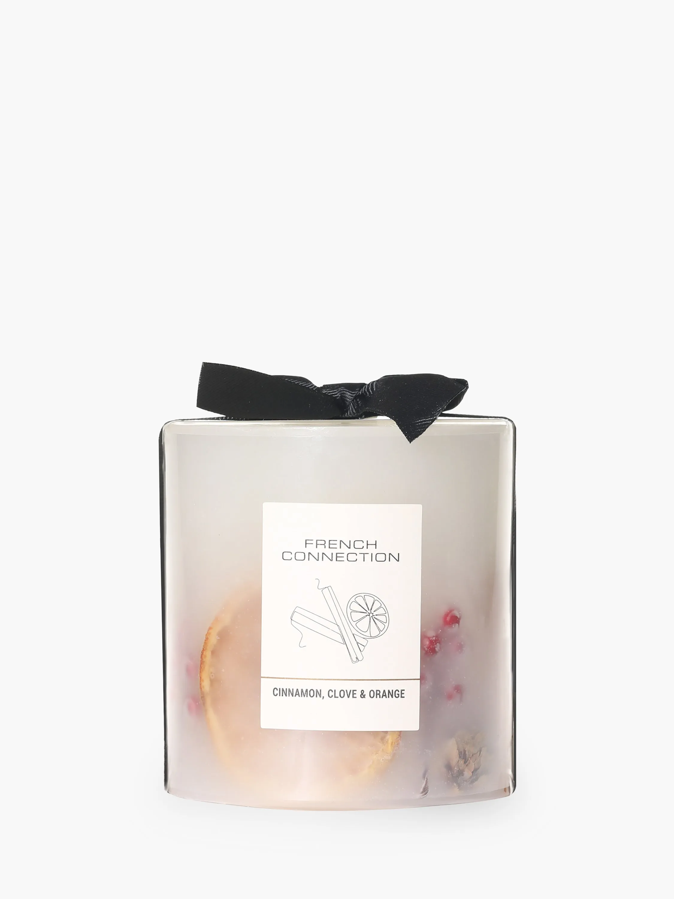 Botanicals Cinnamon Clove Round Candle - Brown product
