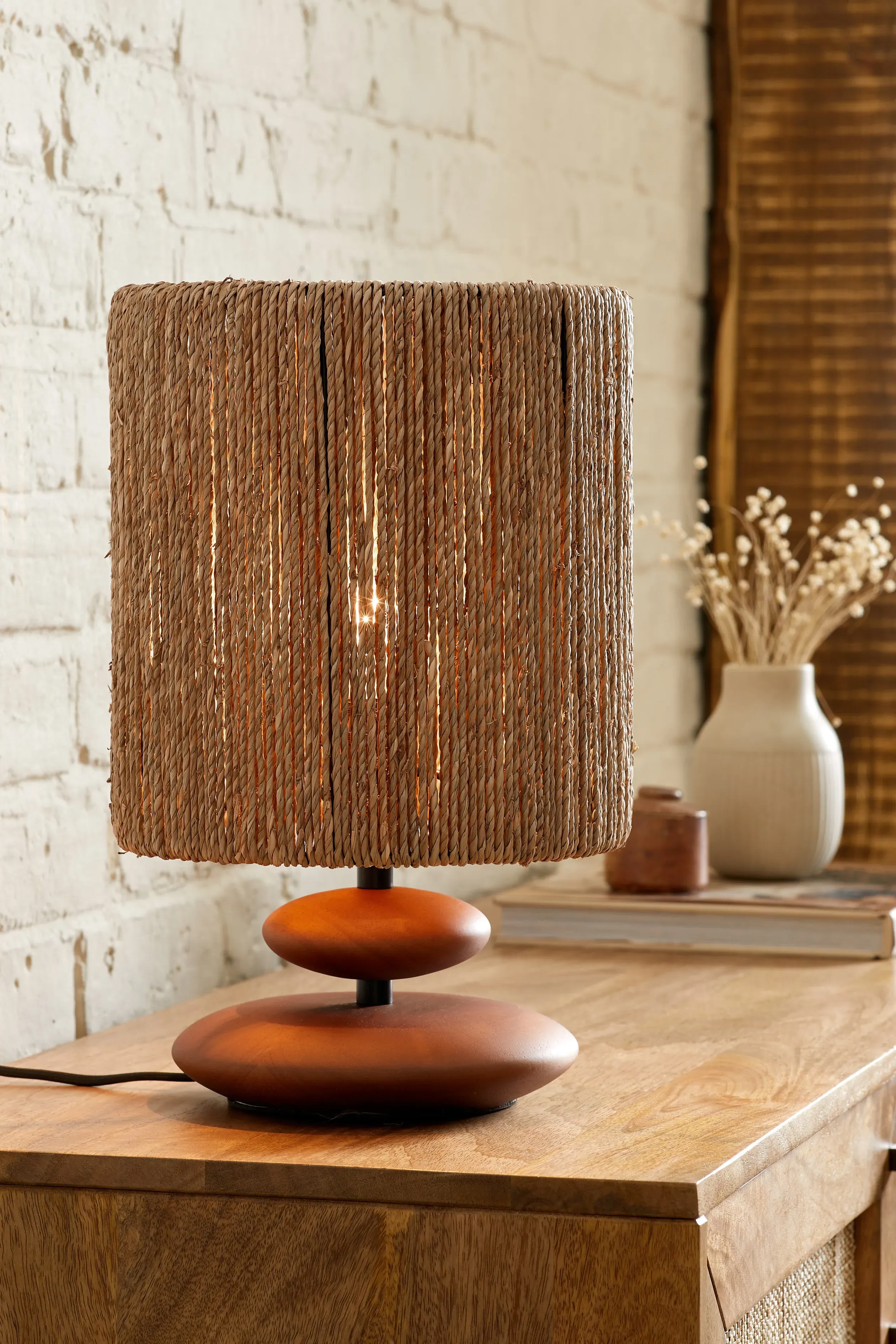 Cala Table Lamp - Brown image