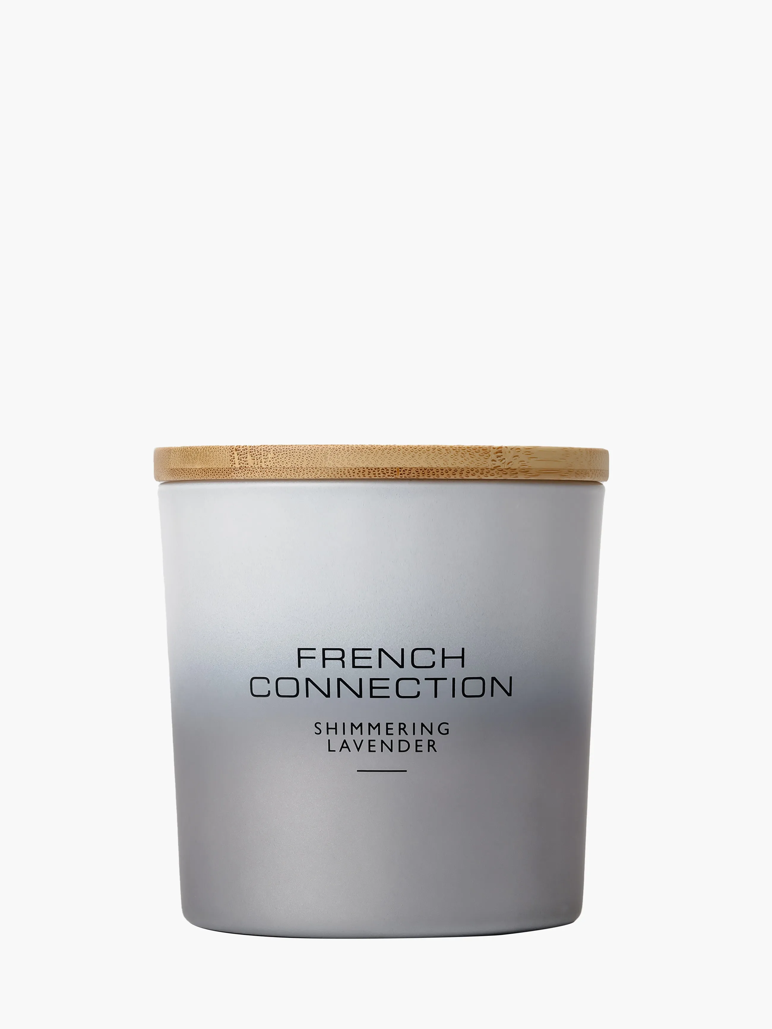 Couture Round Candle Shimmering Lavender - White product