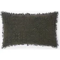 Elmwood Tufted Cushion - Green