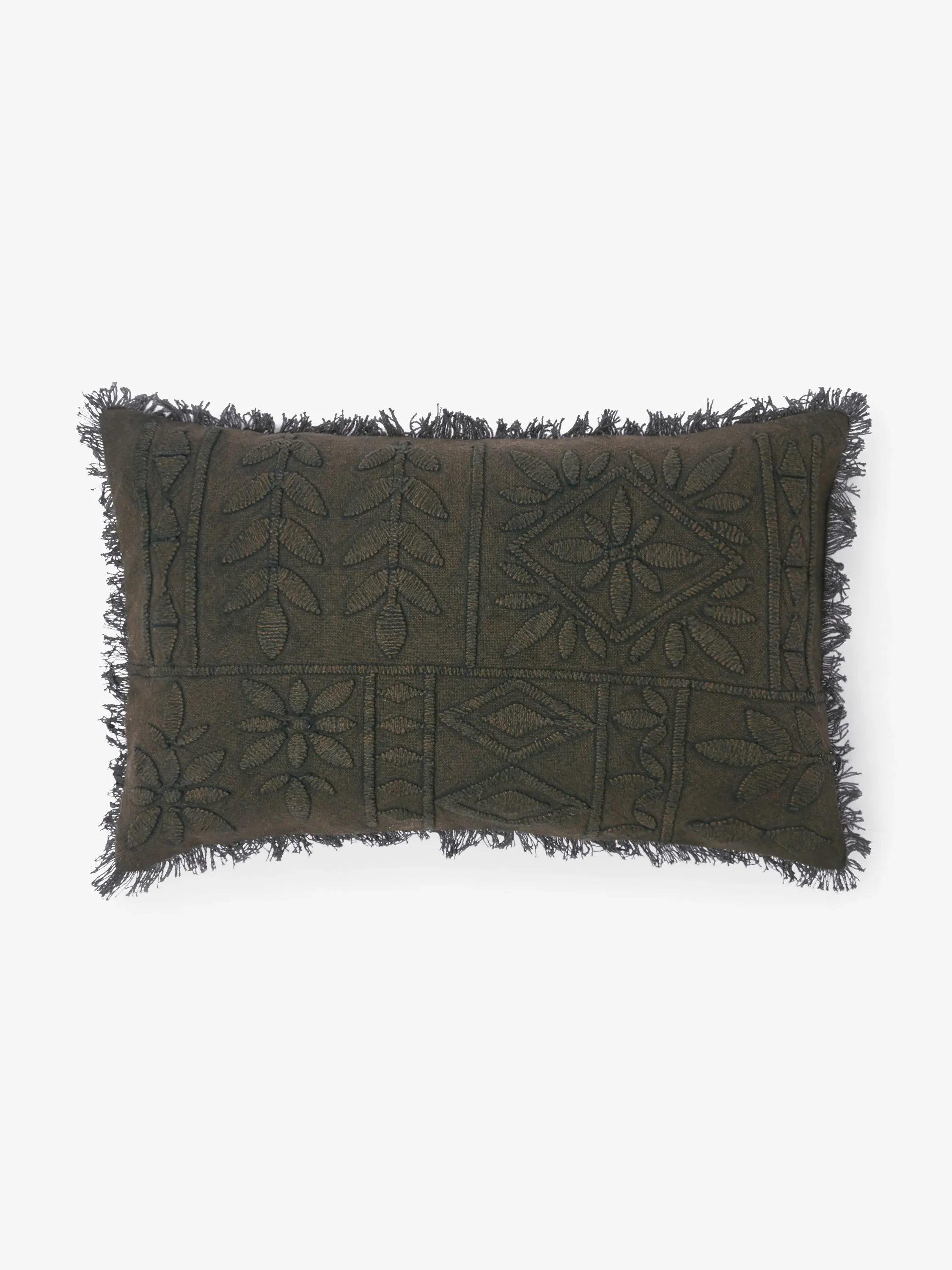 Elmwood Tufted Cushion - Green image