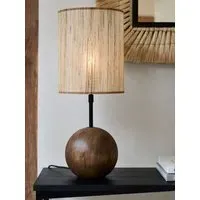 Kinsha Table Lamp - Brown, Wood