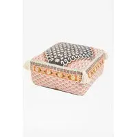 Poppy Field Pouffe - Pink