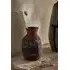 Rust Effect Glass Vase - Brown