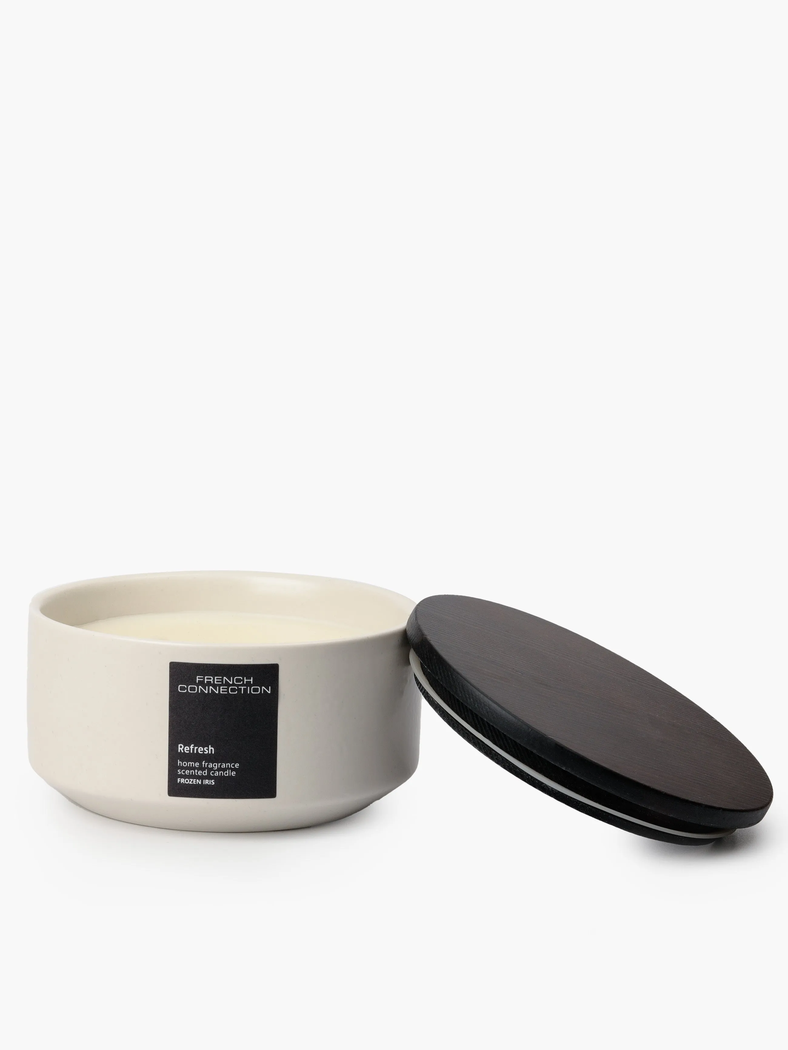 Sanctuary Refresh Round Candle - White, Stone product
