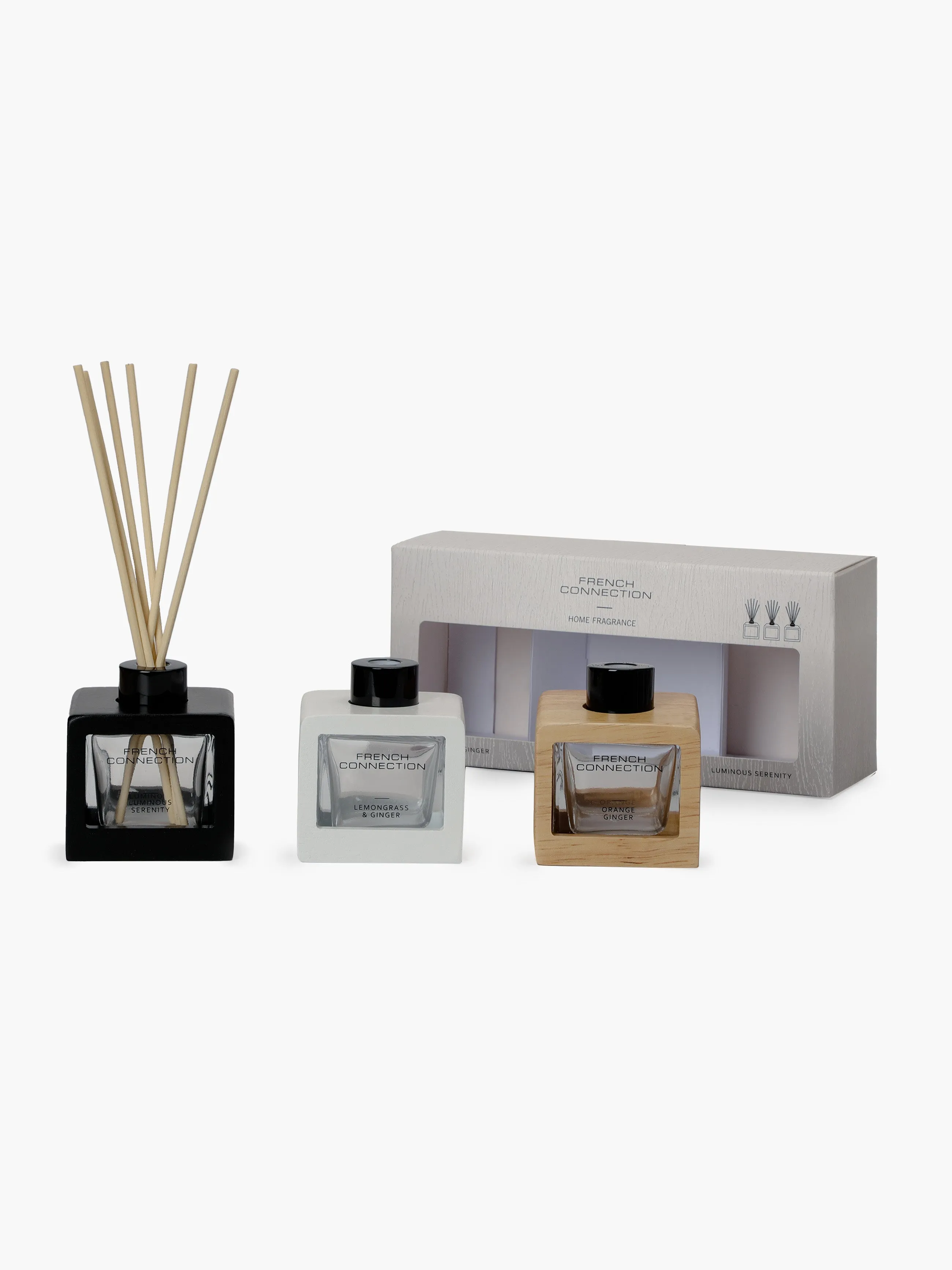 Signature Reed Diffuser Set of 3 - Natural image