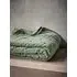Washed Velvet Bedspread - Sage Green