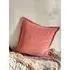 Washed Velvet Square Cushion - Pink