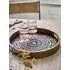 Watamu Round Tray with Handles - Brown, Wood